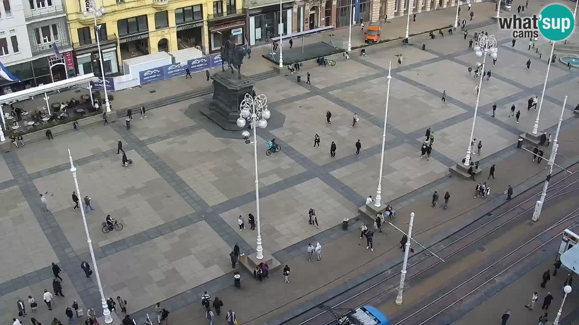 Webcam live Zagreb – Piazza Ban Jelačić