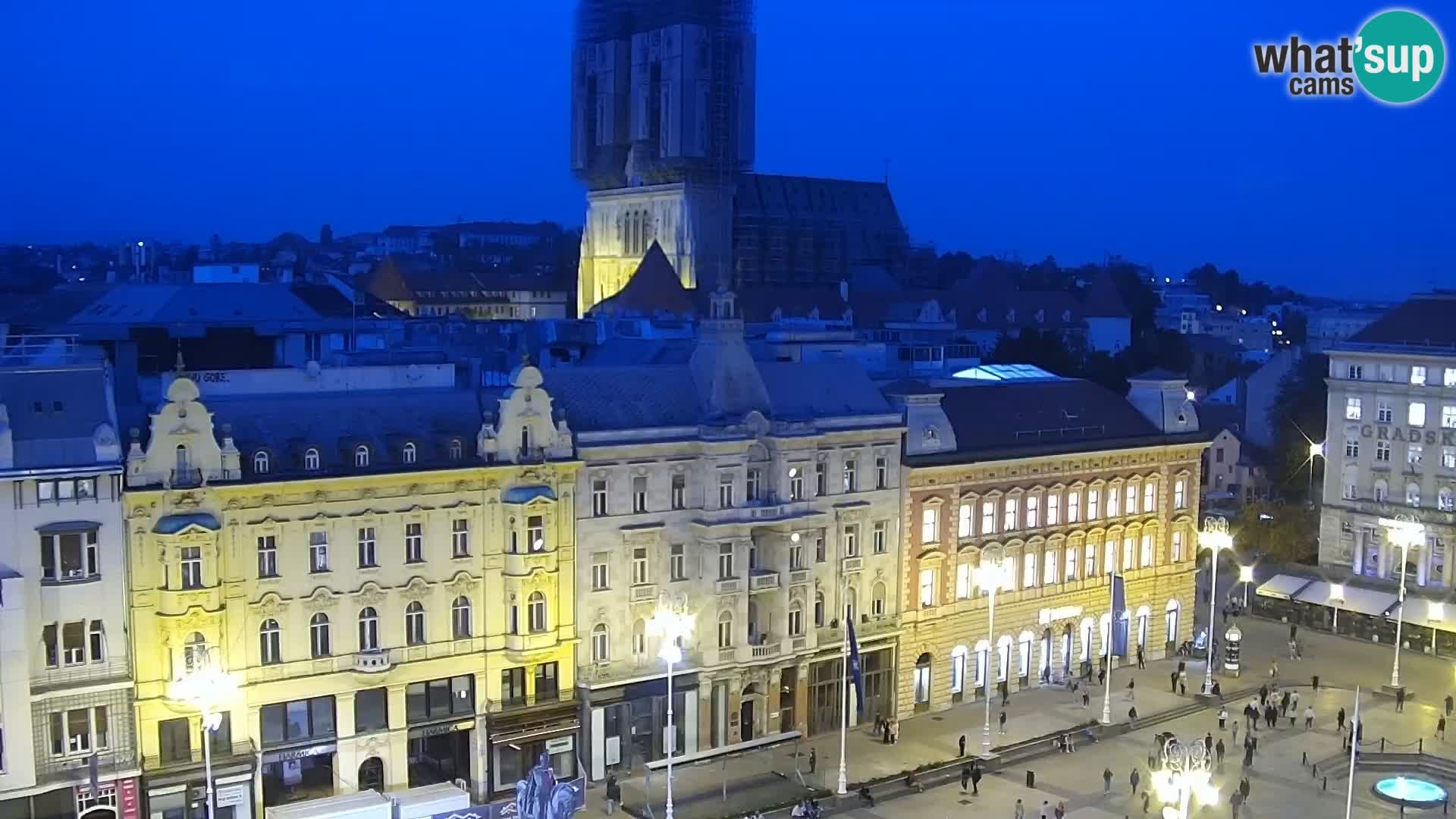 LIVE Webcam Zagreb Hotel Dubrovnik | Ban Jelačić square