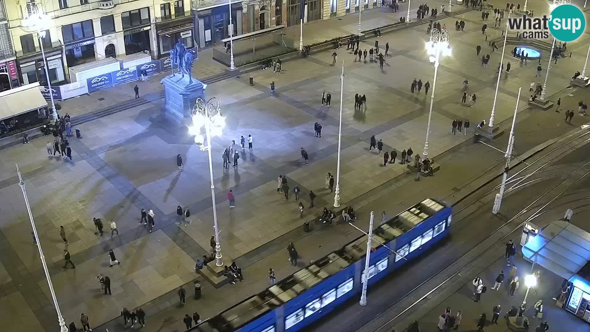 Plaza Ban Jelačić camera en vivo Zagreb – Hotel Dubrovnik