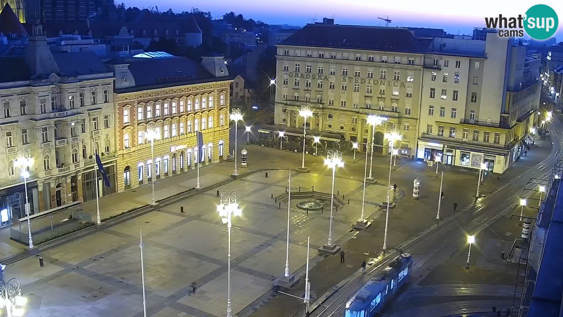 Webcam live Zagreb – Ban Jelačić Platz