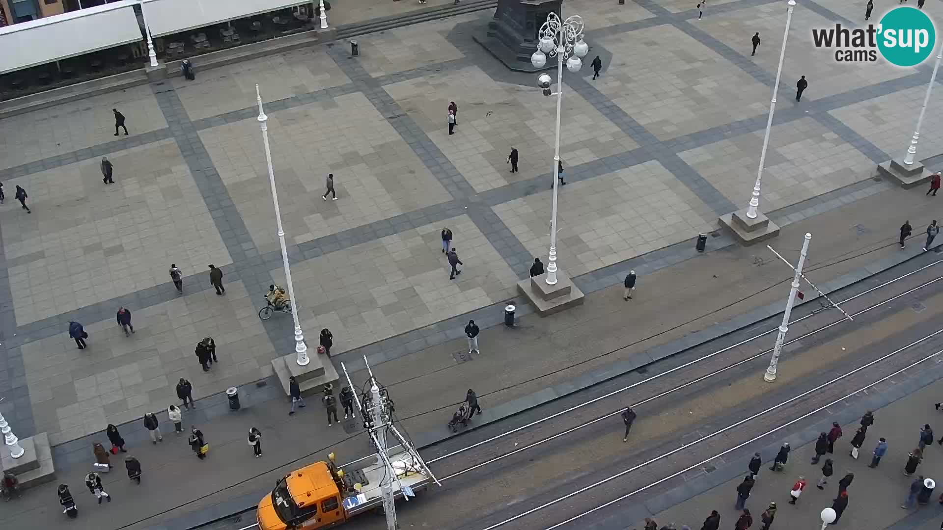 Webcam live Zagreb – Piazza Ban Jelačić