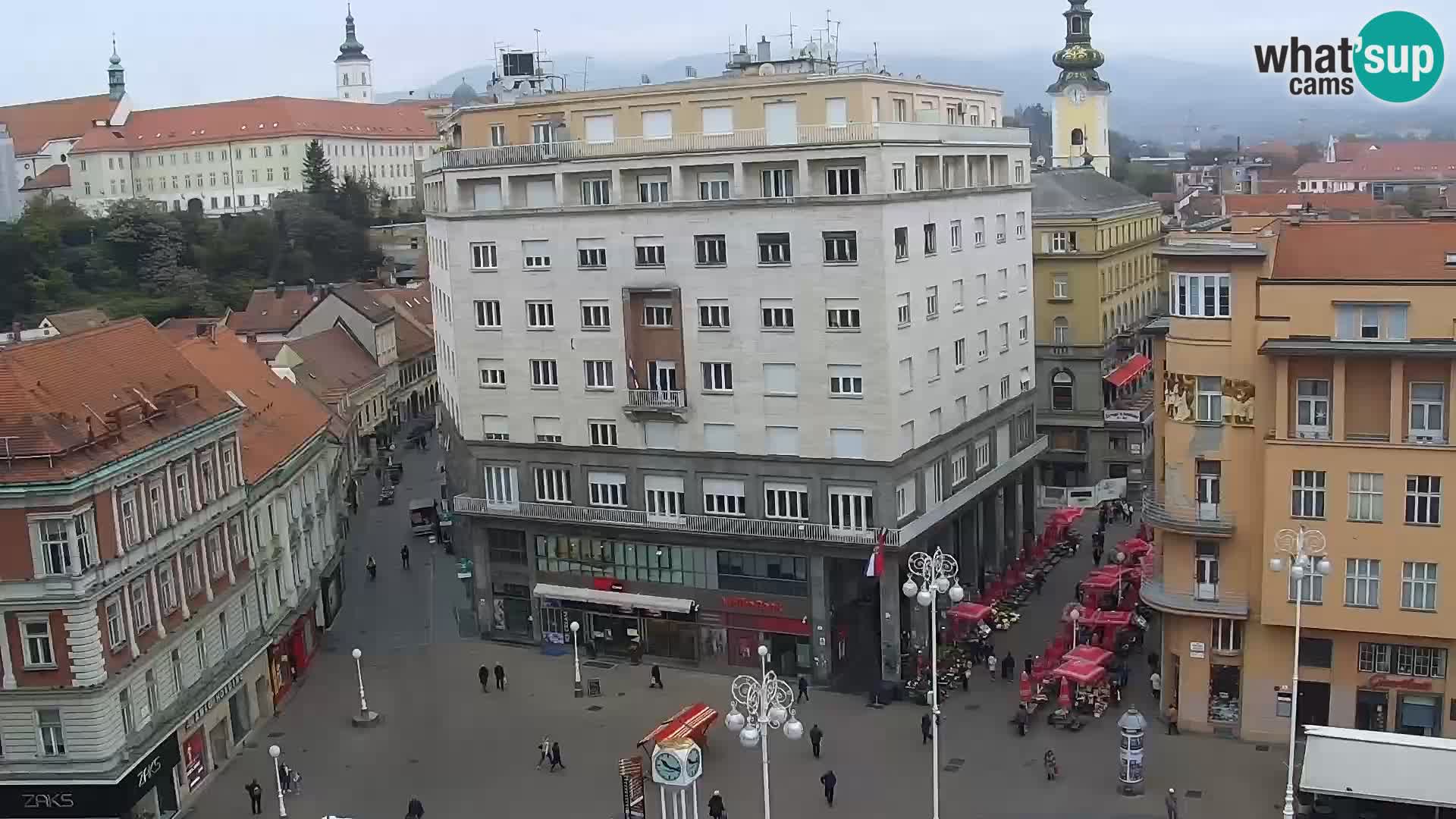 Ban Jelačić Platz  Live webcam Zagreb – Hotel Dubrovnik