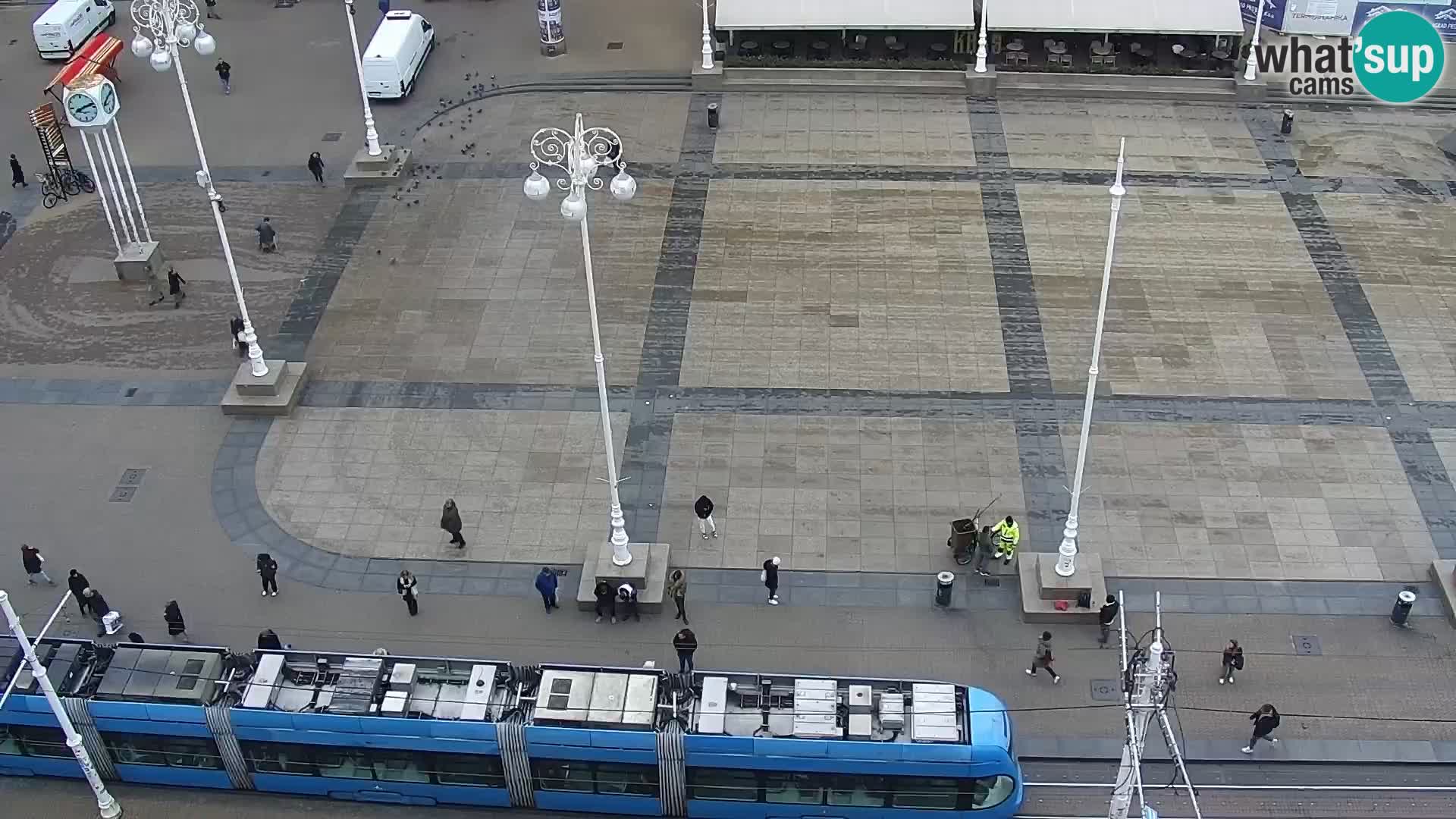 Plaza Ban Jelačić camera en vivo Zagreb – Hotel Dubrovnik