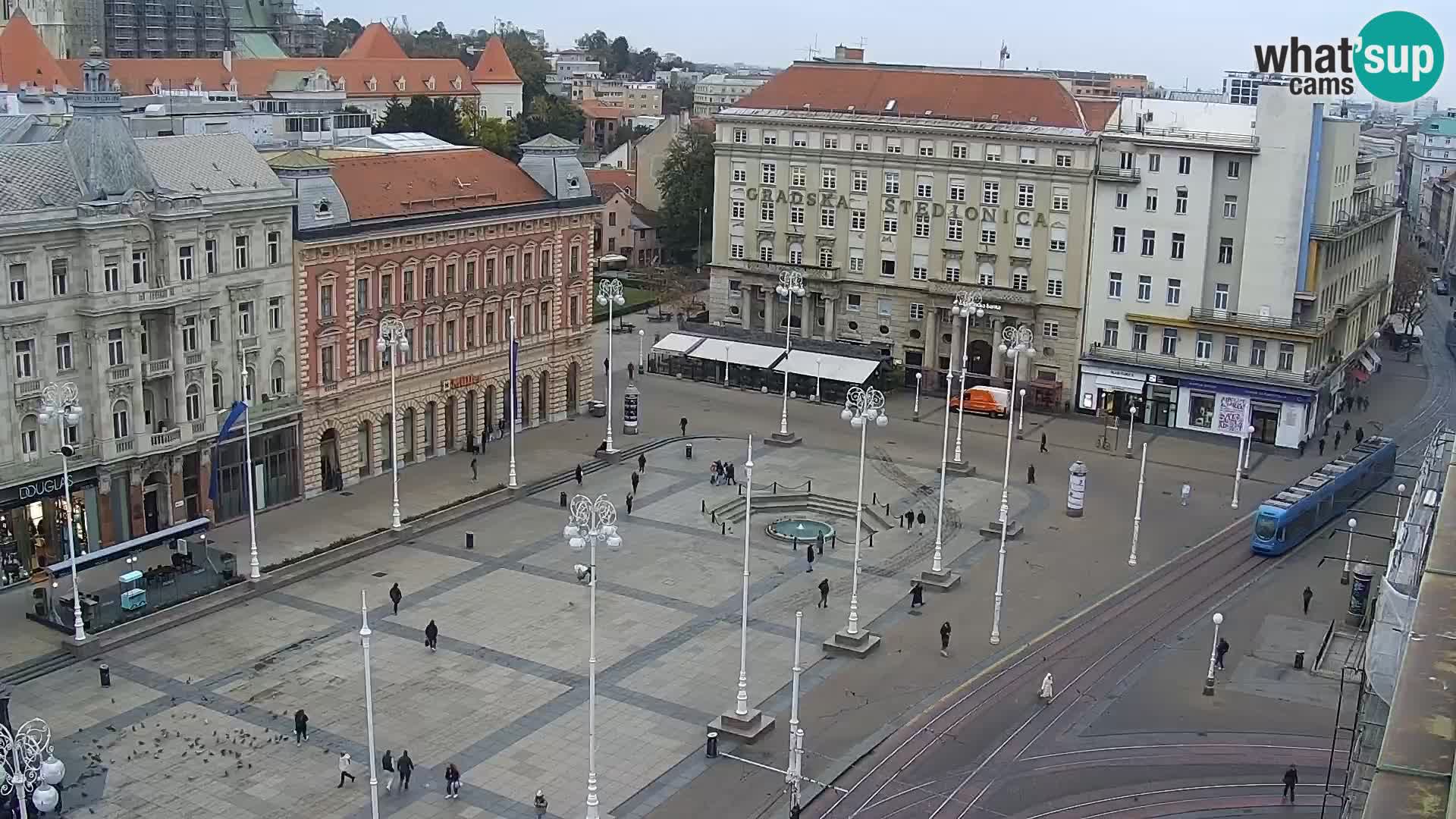 Webcam live Zagreb – Piazza Ban Jelačić