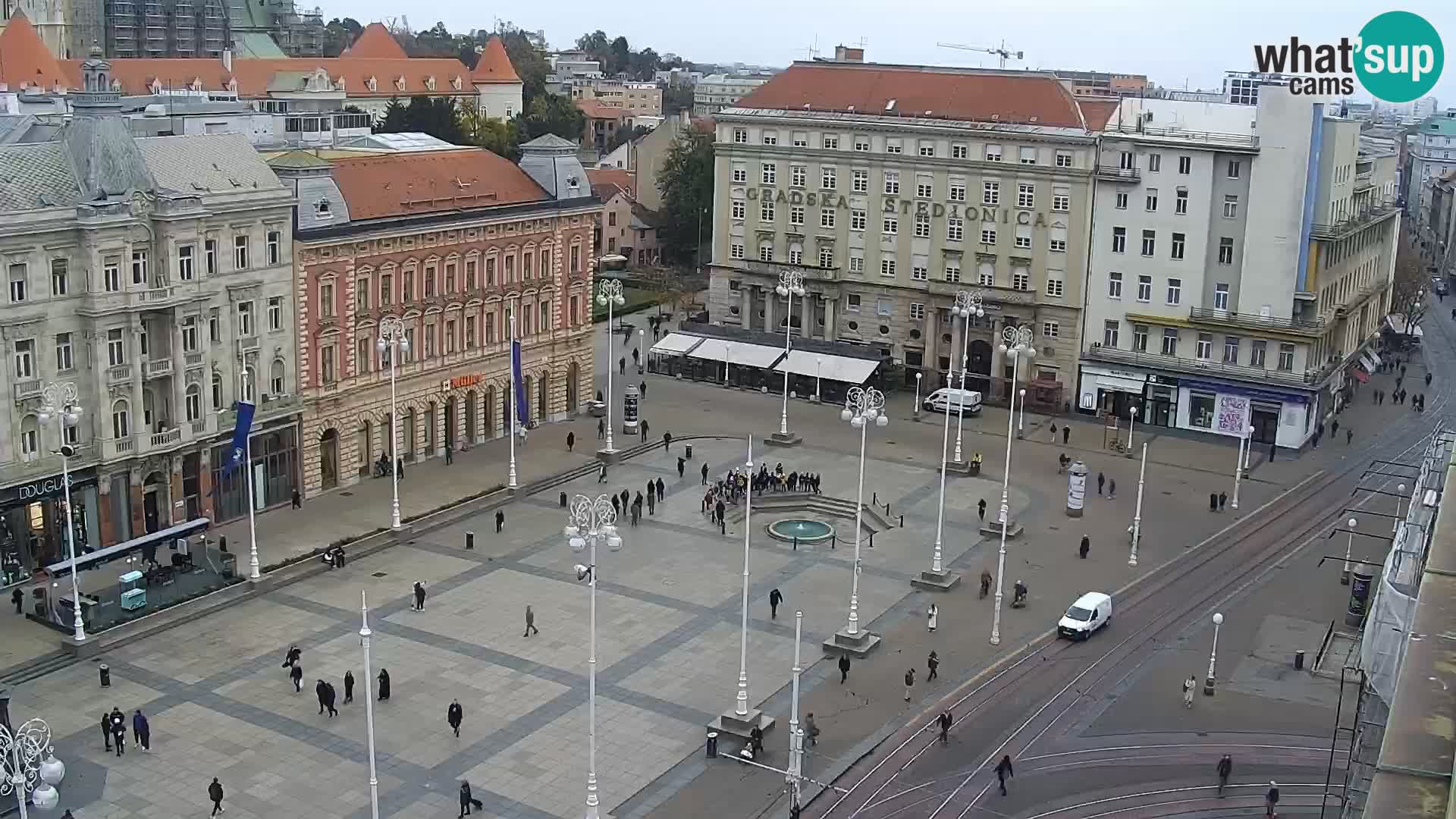 Webcam live Zagreb – Piazza Ban Jelačić