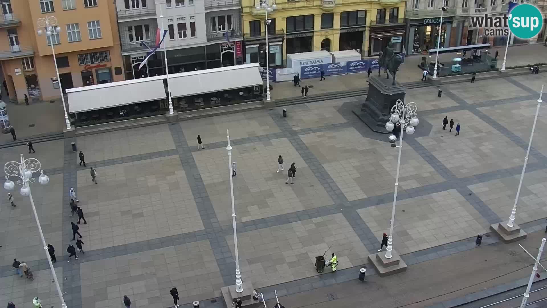 Webcam live Zagreb – Piazza Ban Jelačić