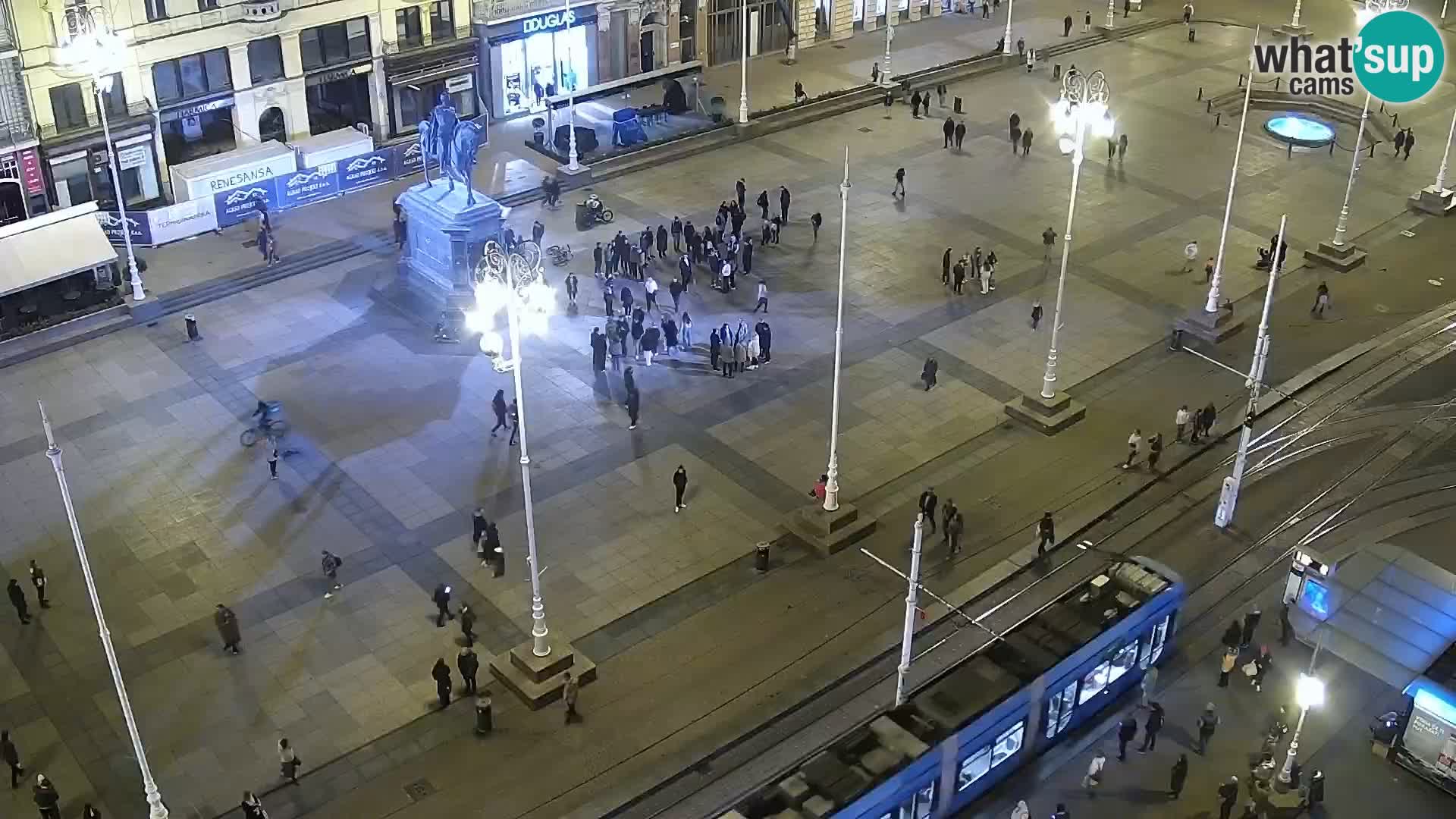 Plaza Ban Jelačić camera en vivo Zagreb – Hotel Dubrovnik