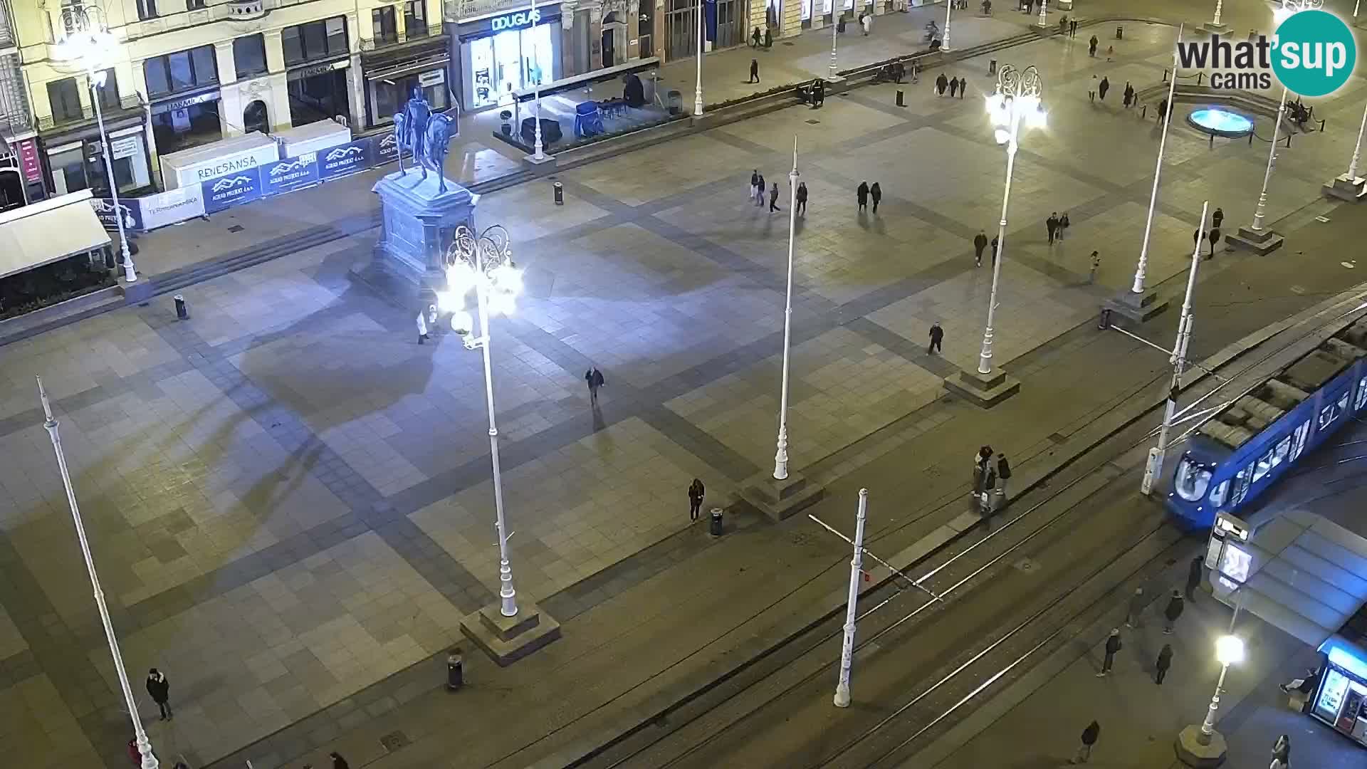 Plaza Ban Jelačić camera en vivo Zagreb – Hotel Dubrovnik