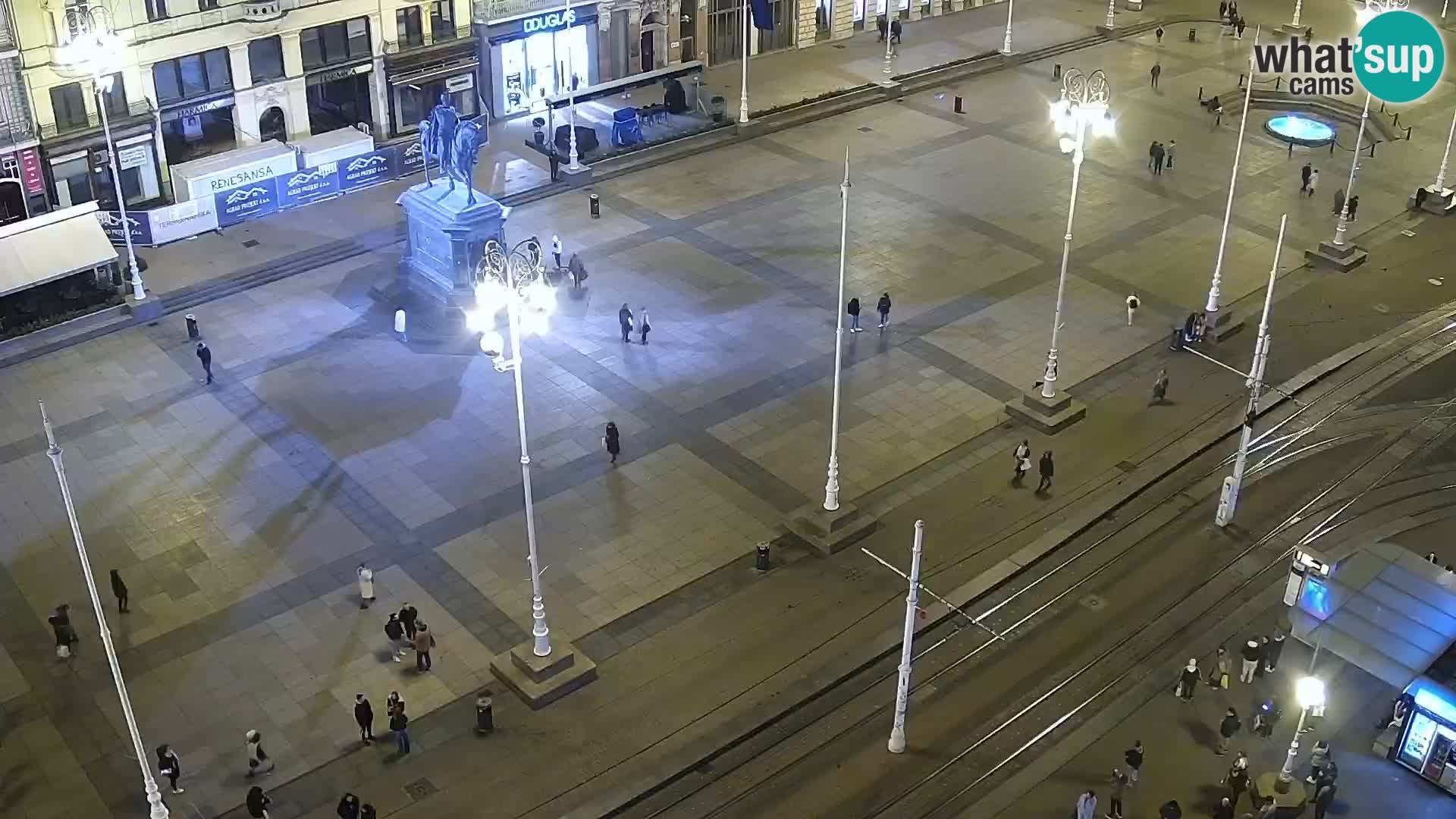 Plaza Ban Jelačić camera en vivo Zagreb – Hotel Dubrovnik