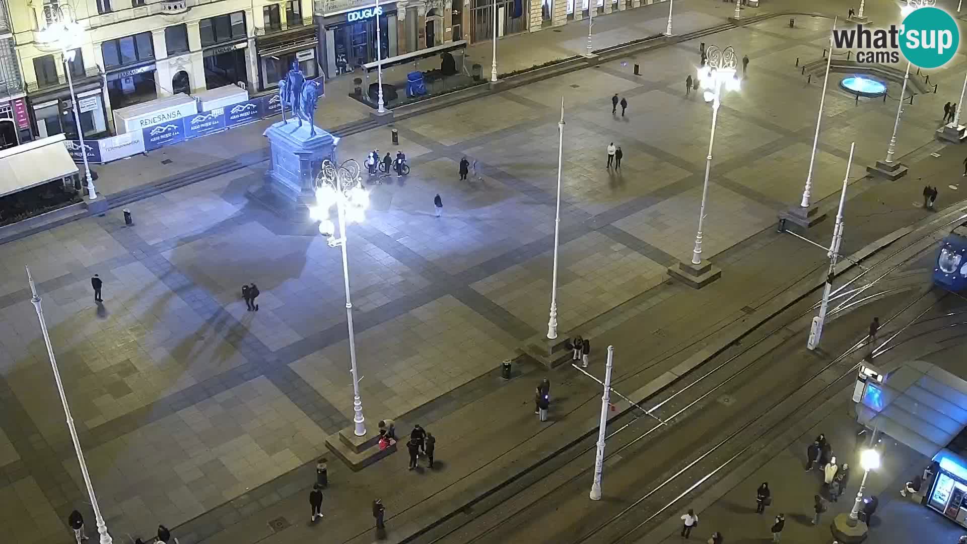 Plaza Ban Jelačić camera en vivo Zagreb – Hotel Dubrovnik