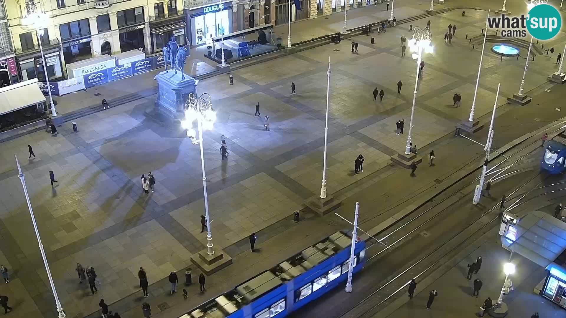 Piazza Ban Jelačić livecam Zagreb – Hotel Dubrovnik