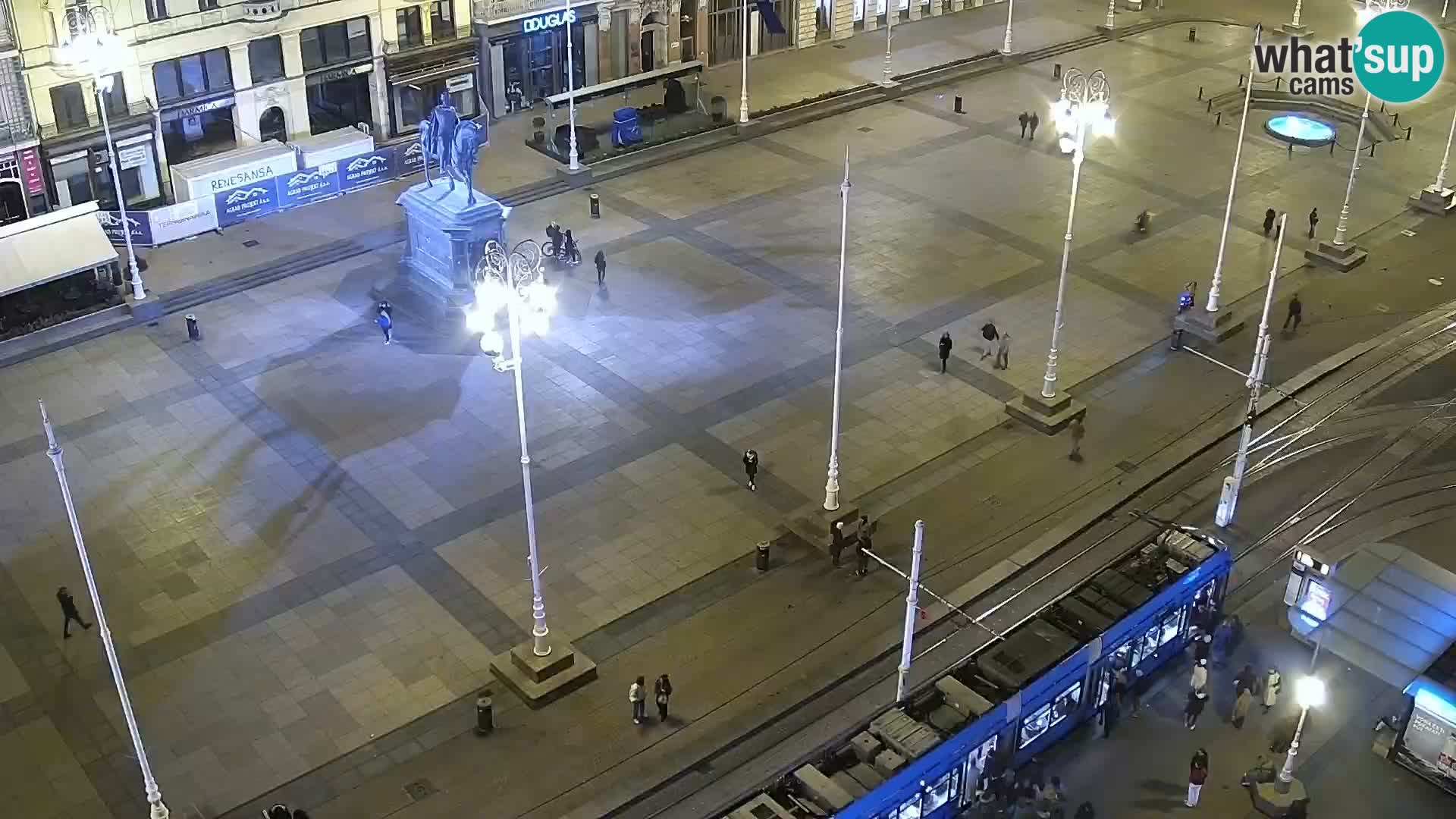 Piazza Ban Jelačić livecam Zagreb – Hotel Dubrovnik