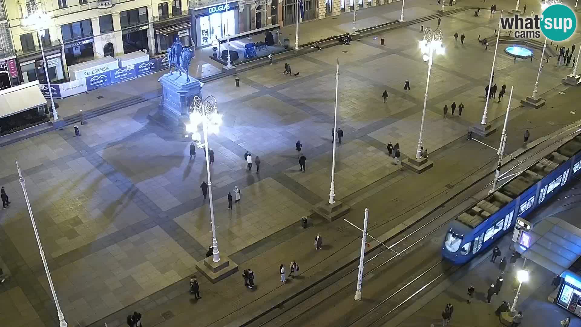 Piazza Ban Jelačić livecam Zagreb – Hotel Dubrovnik