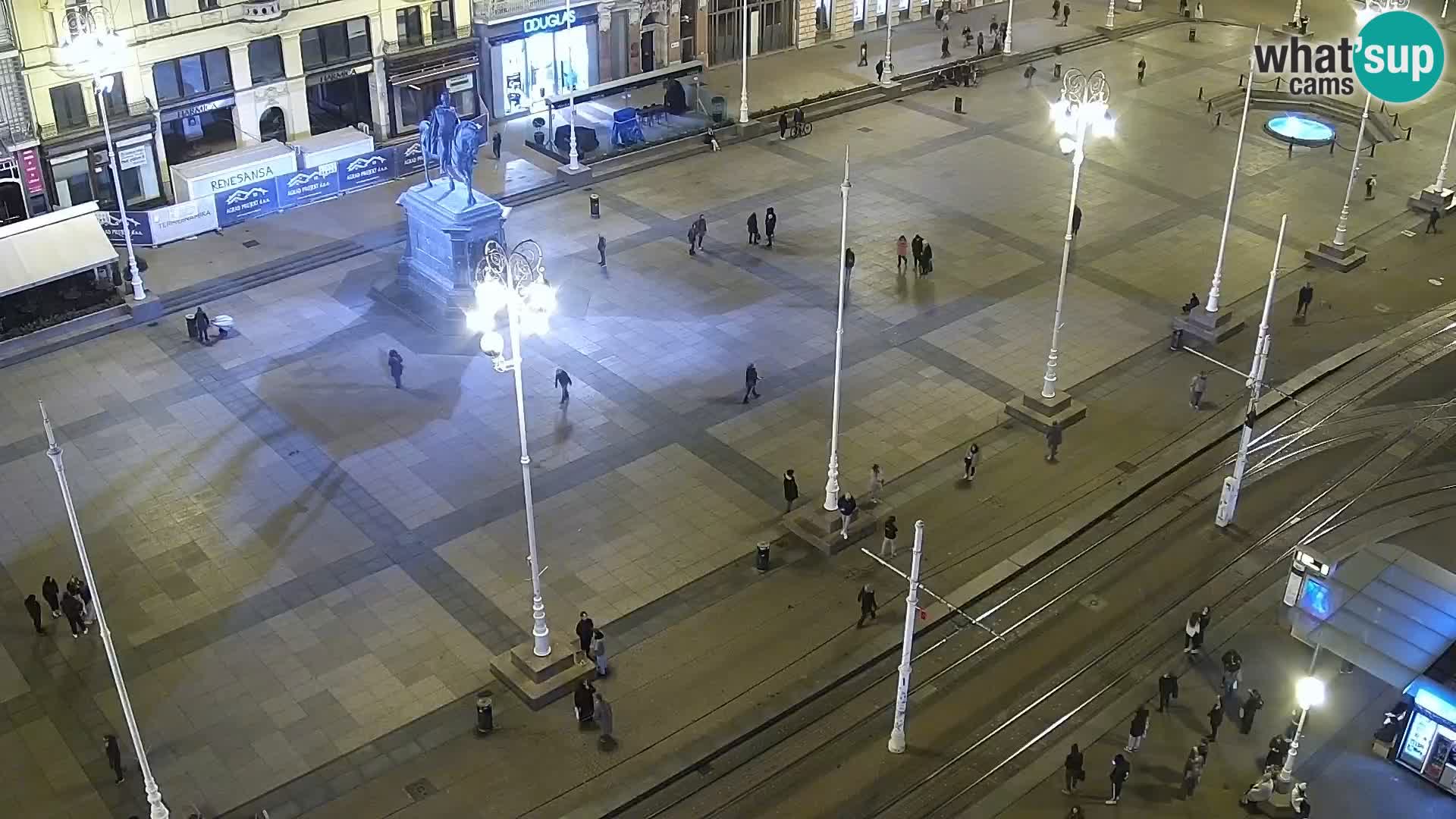 Plaza Ban Jelačić camera en vivo Zagreb – Hotel Dubrovnik