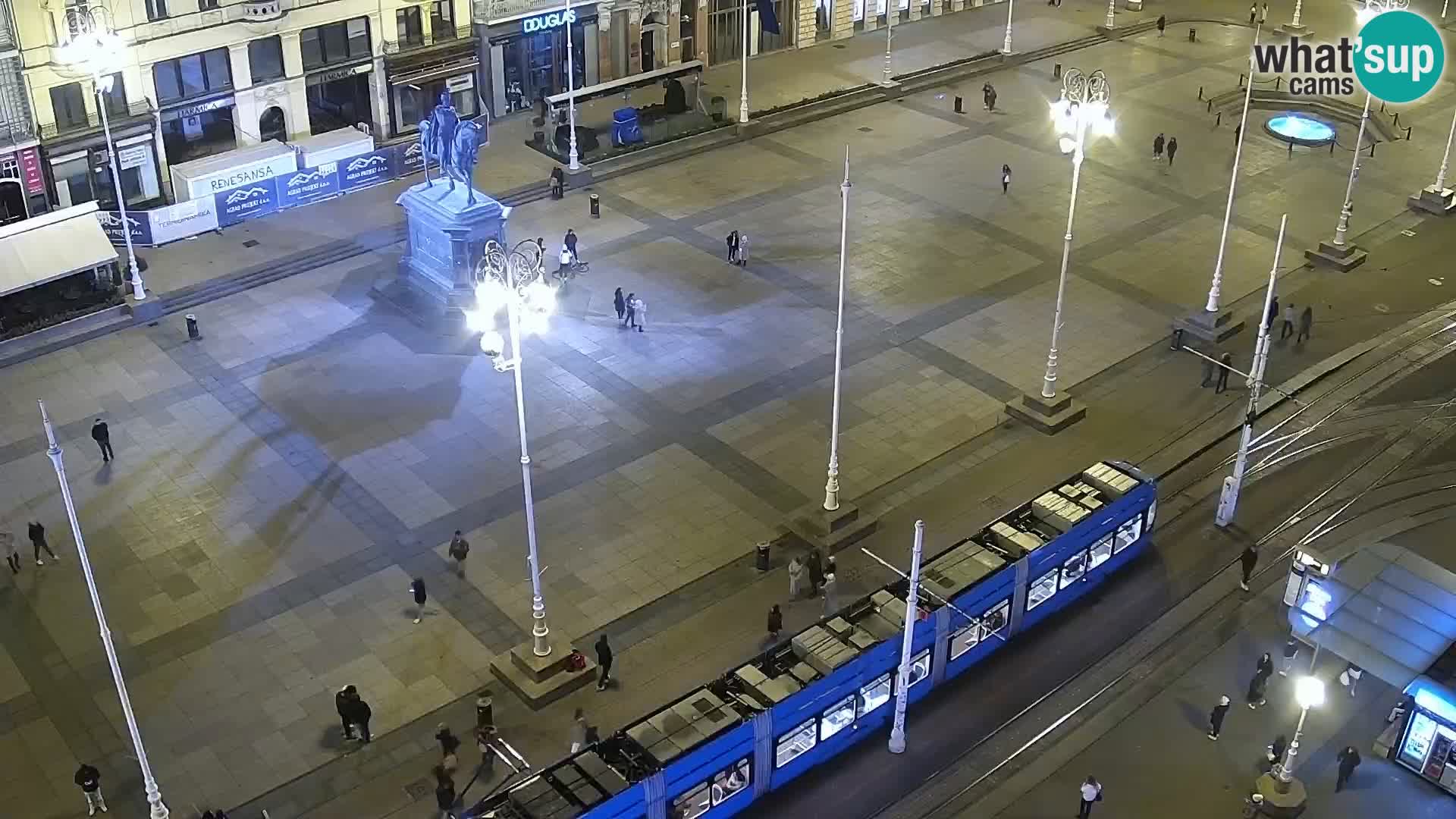 Ban Jelačić Platz  Live webcam Zagreb – Hotel Dubrovnik