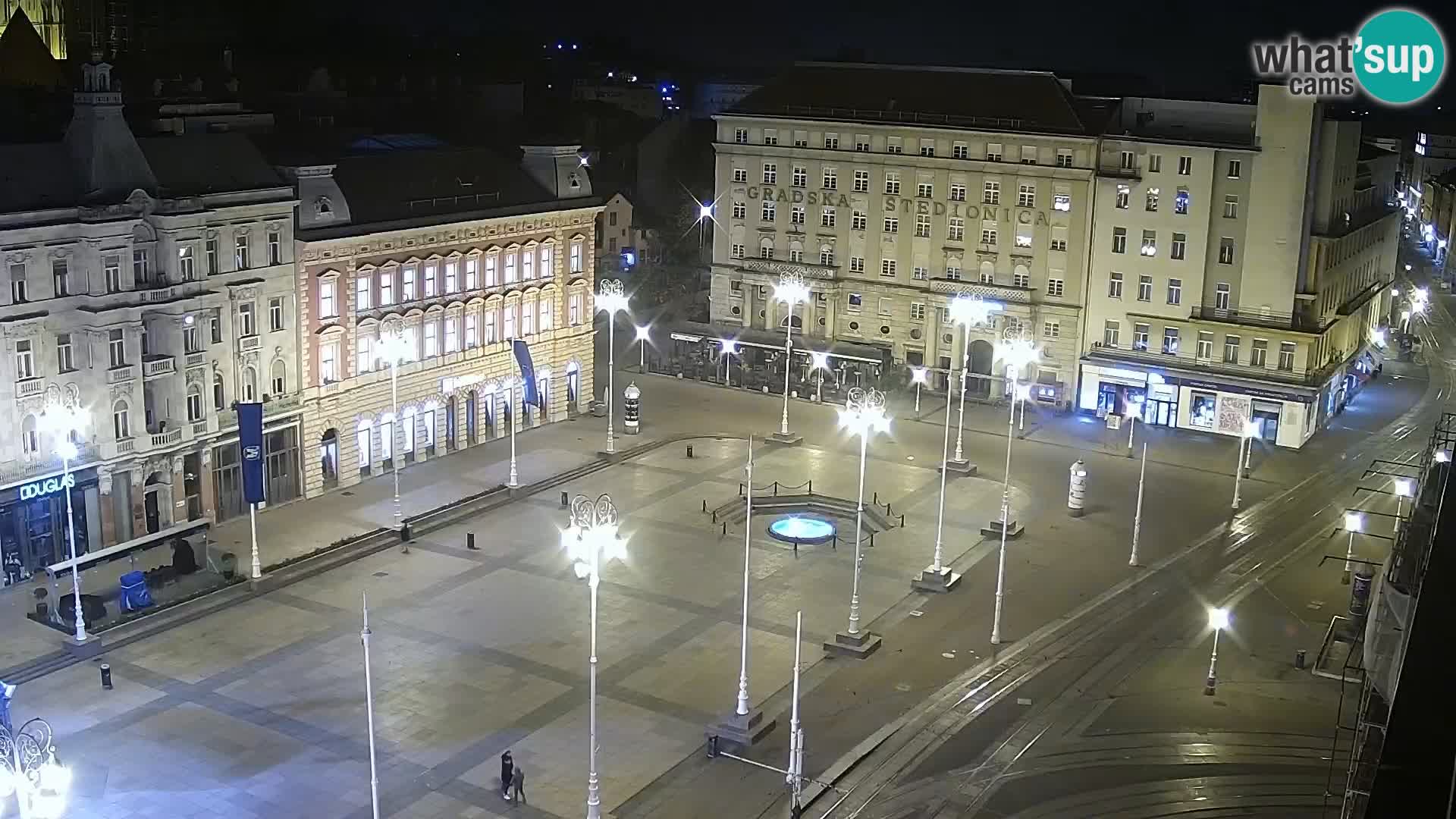 Plaza Ban Jelačić camera en vivo Zagreb – Hotel Dubrovnik