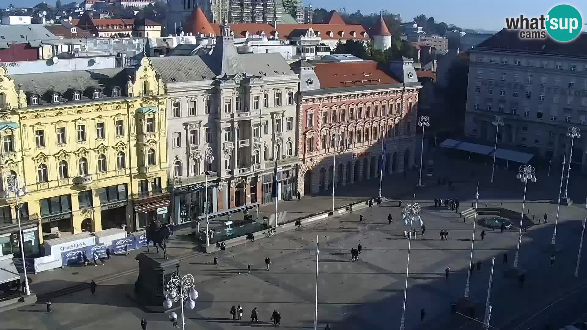 Webcam live Zagreb – Ban Jelačić Platz