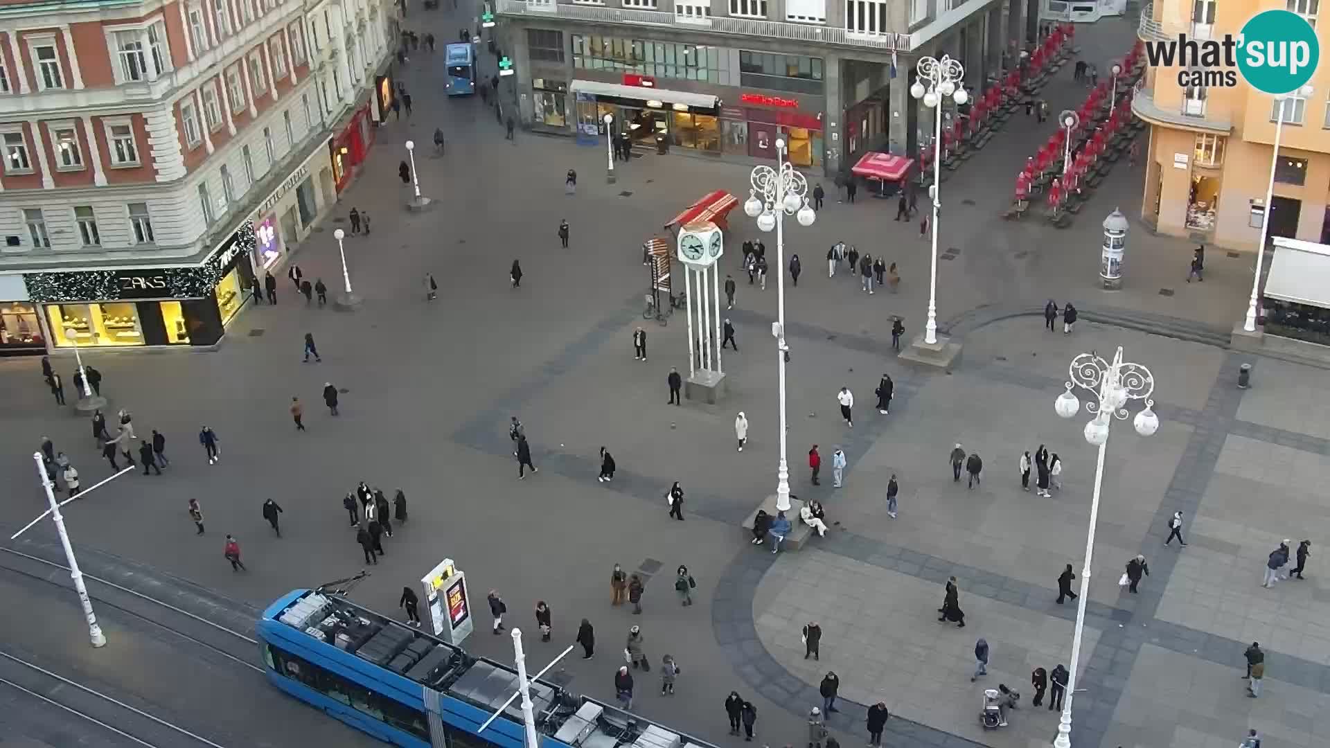 LIVE Webcam Zagreb Hotel Dubrovnik | Ban Jelačić square