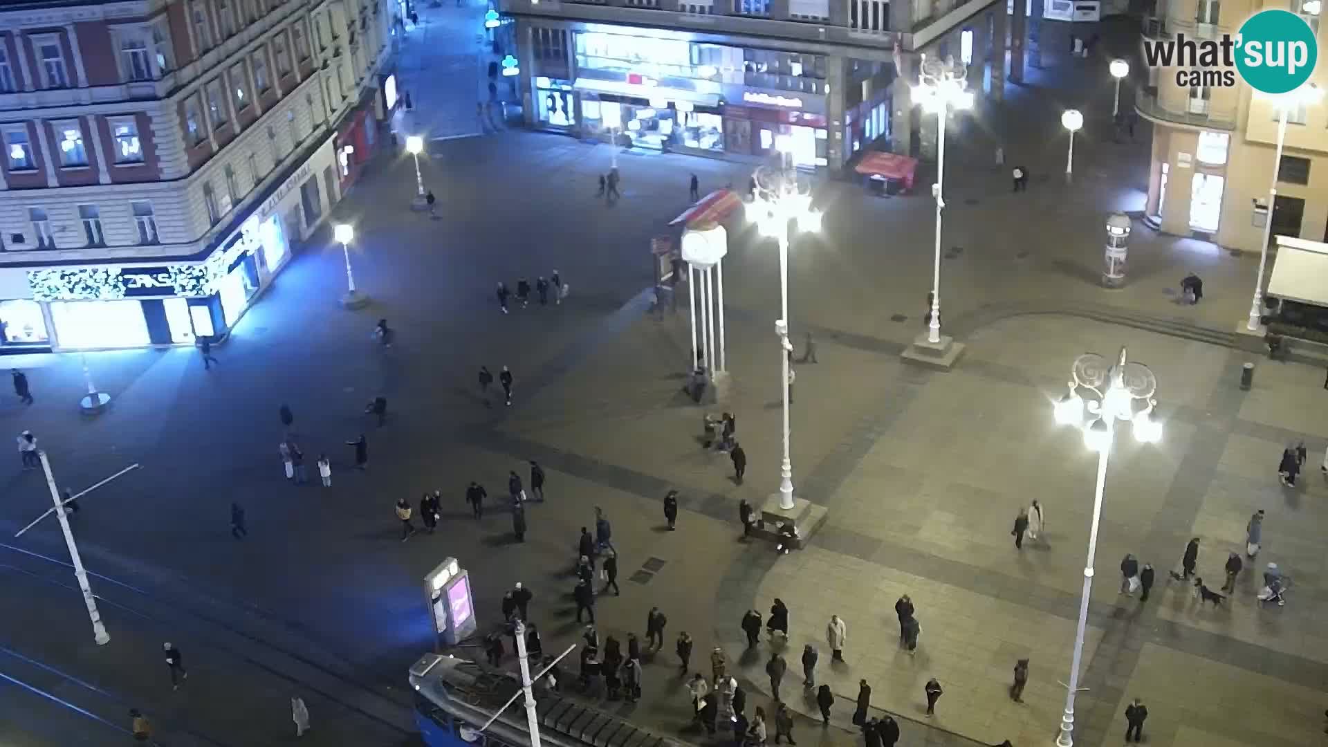 Ban Jelačić Platz  Live webcam Zagreb – Hotel Dubrovnik