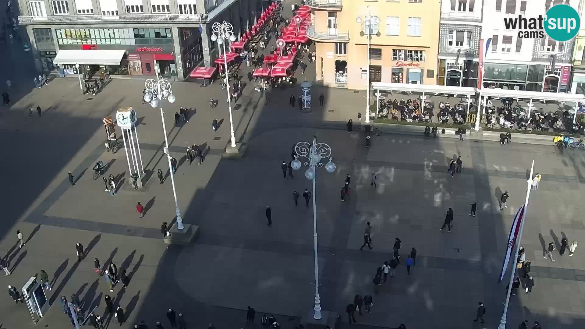 Zagreb – Bana Jelačića square panorama