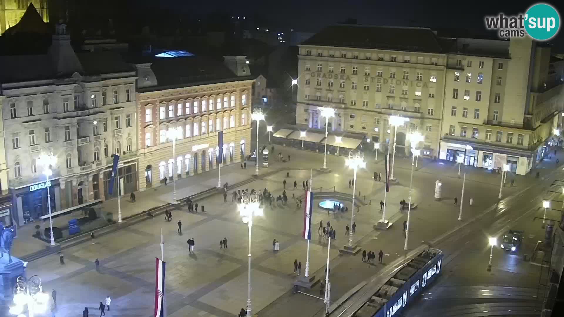 Plaza Ban Jelačić camera en vivo Zagreb – Hotel Dubrovnik