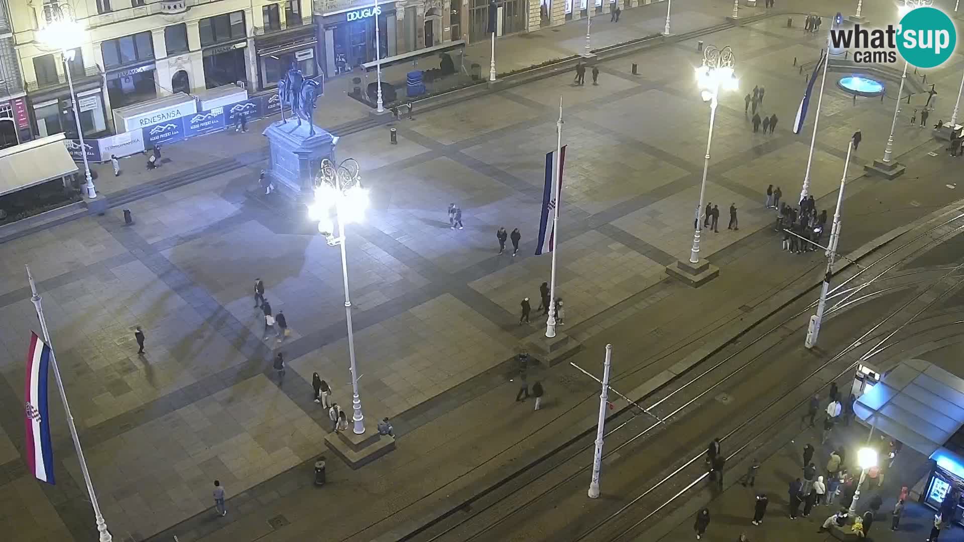 Piazza Ban Jelačić livecam Zagreb – Hotel Dubrovnik