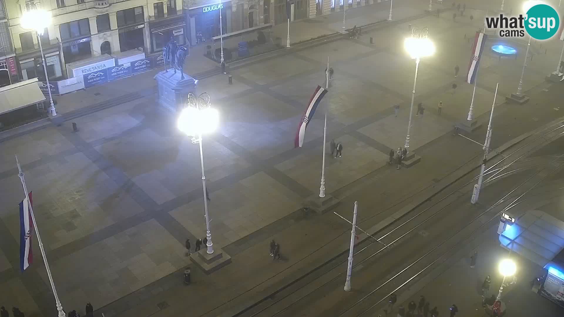 Webcam live Zagreb – Piazza Ban Jelačić