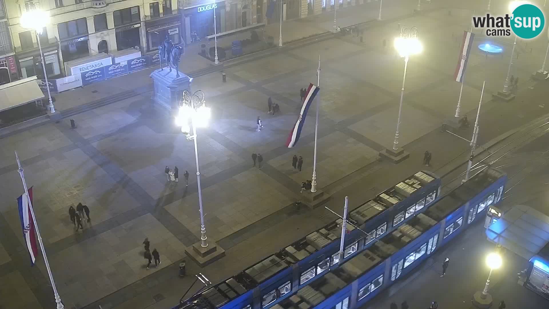 Ban Jelačić Platz  Live webcam Zagreb – Hotel Dubrovnik