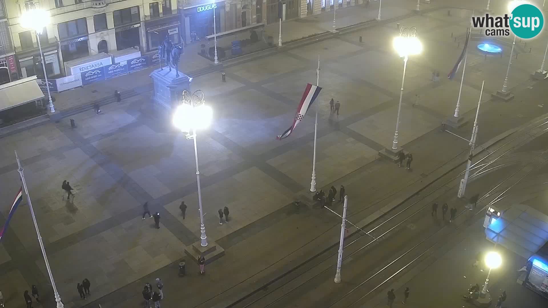 Ban Jelačić Platz  Live webcam Zagreb – Hotel Dubrovnik