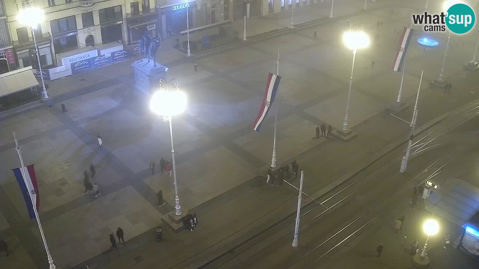 Plaza Ban Jelačić camera en vivo Zagreb – Hotel Dubrovnik