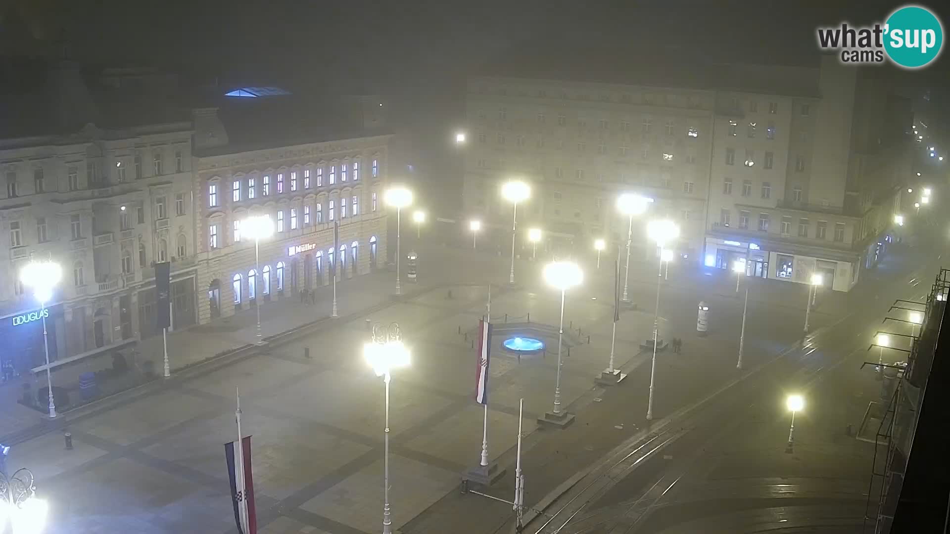 Plaza Ban Jelačić camera en vivo Zagreb – Hotel Dubrovnik