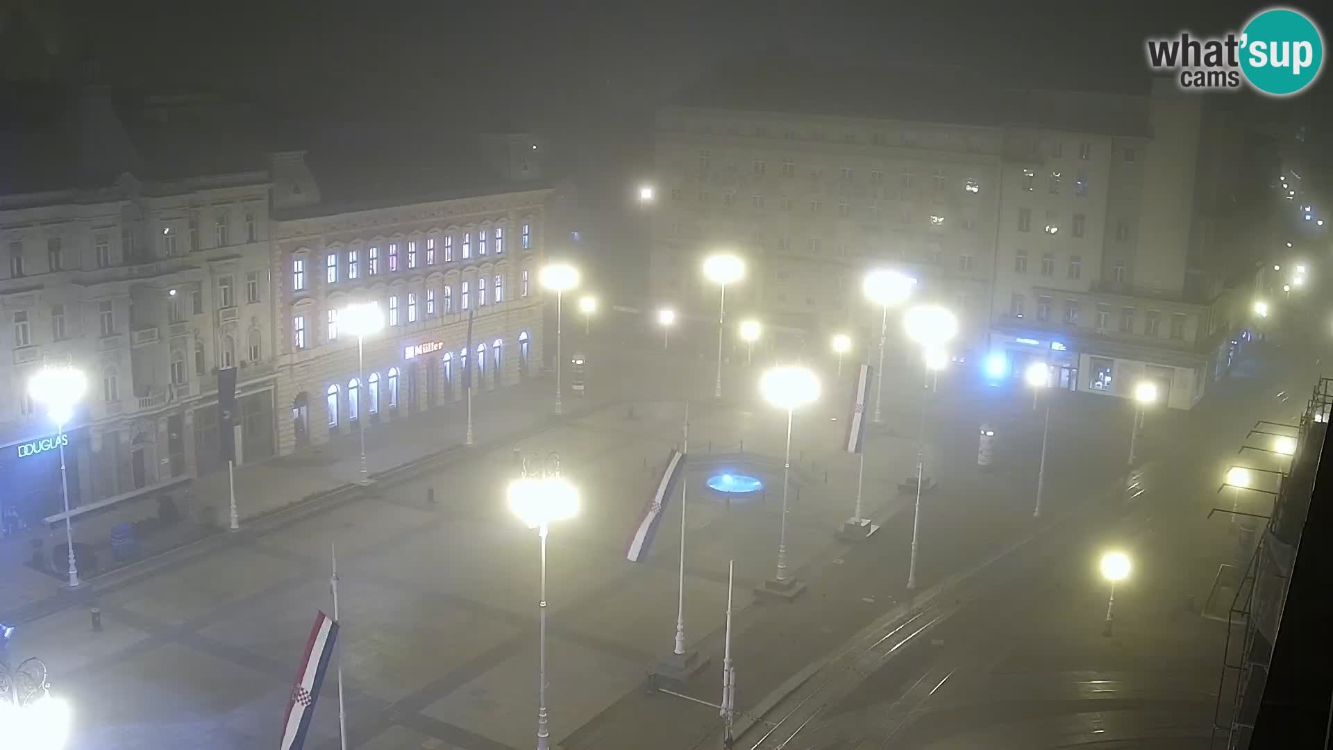 Plaza Ban Jelačić camera en vivo Zagreb – Hotel Dubrovnik