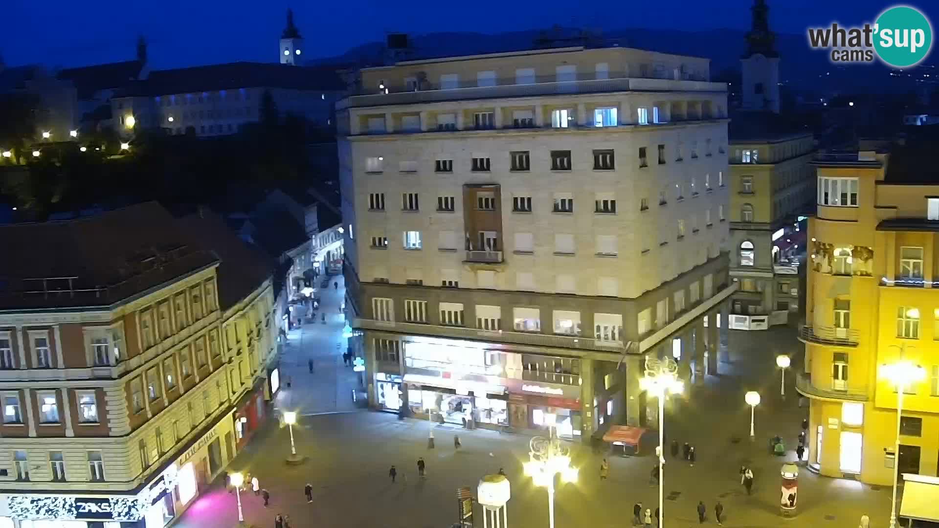 Ban Jelačić Platz  Live webcam Zagreb – Hotel Dubrovnik