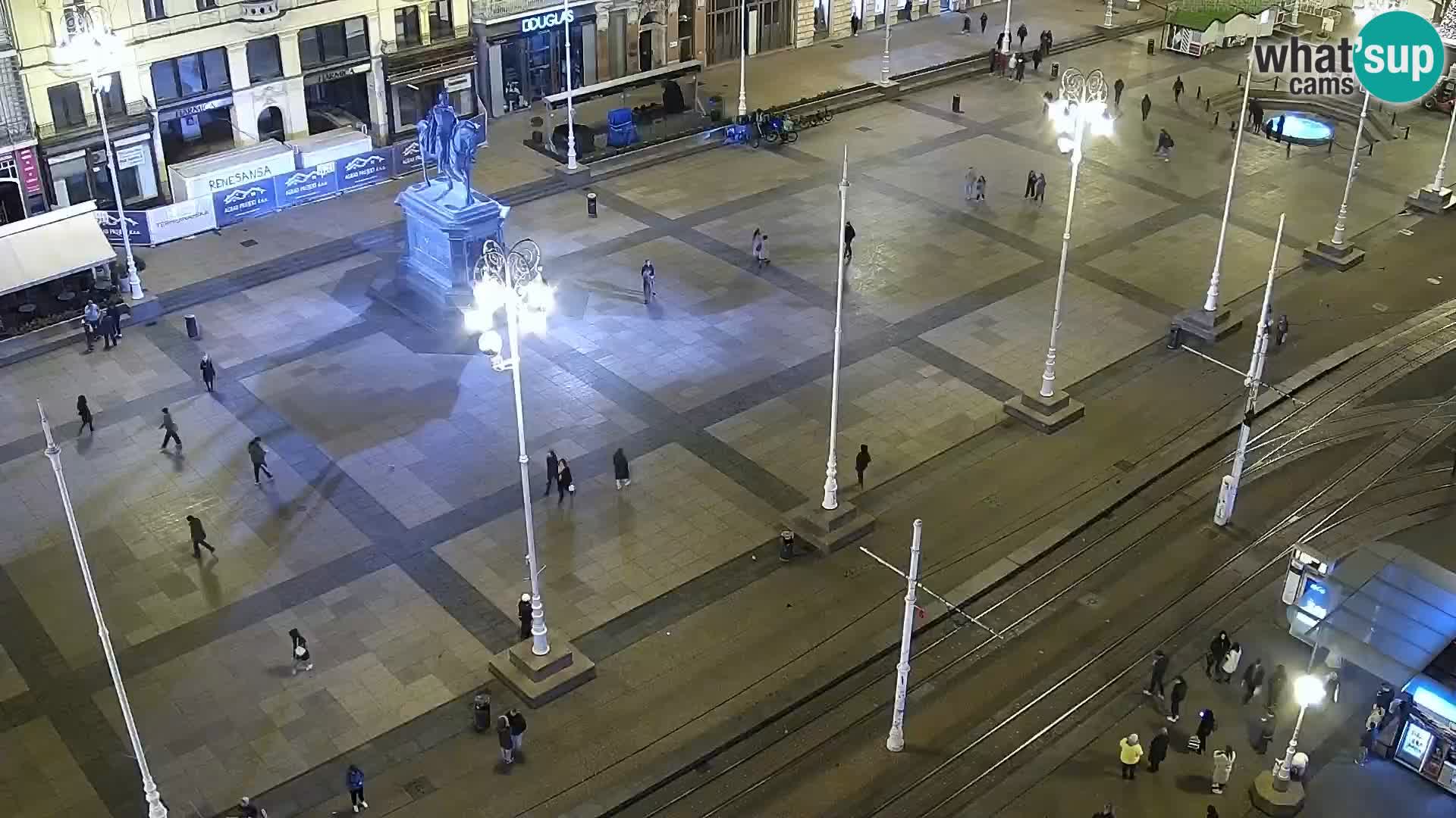 Plaza Ban Jelačić camera en vivo Zagreb – Hotel Dubrovnik