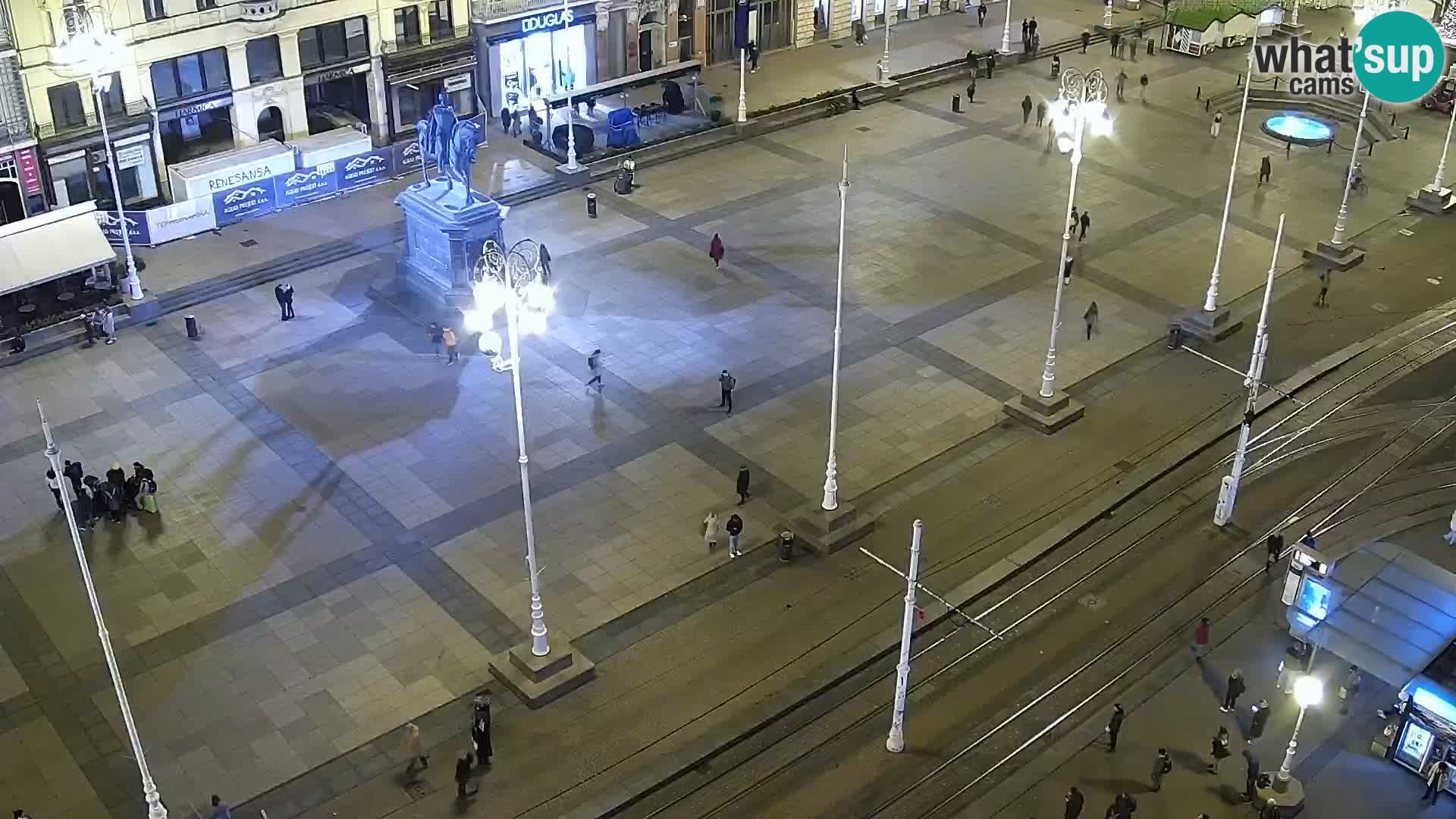 Ban Jelačić Platz  Live webcam Zagreb – Hotel Dubrovnik