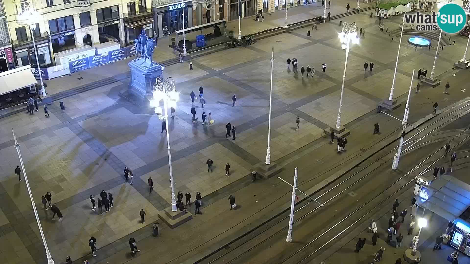 Plaza Ban Jelačić camera en vivo Zagreb – Hotel Dubrovnik