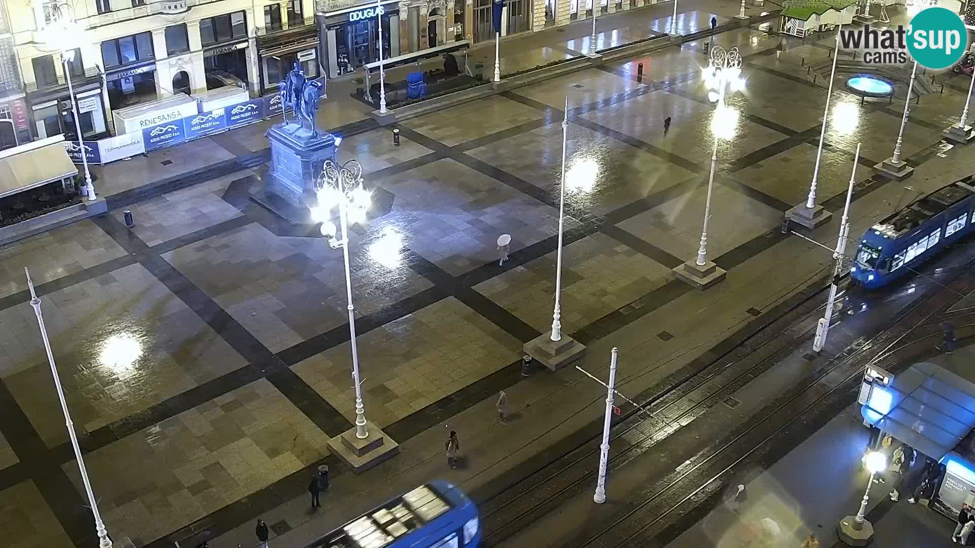 Plaza Ban Jelačić camera en vivo Zagreb – Hotel Dubrovnik