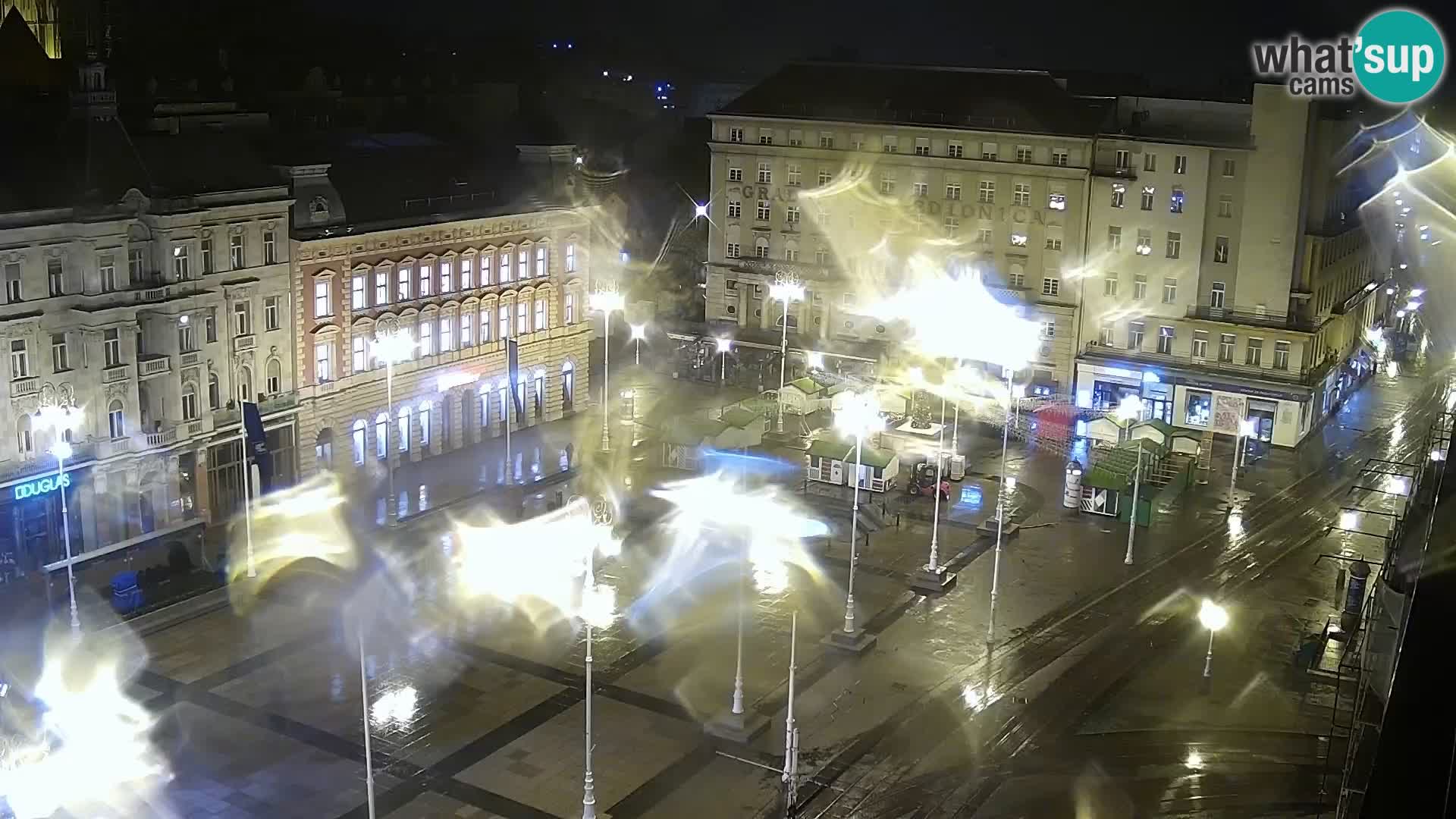 Ban Jelačić Platz  Live webcam Zagreb – Hotel Dubrovnik