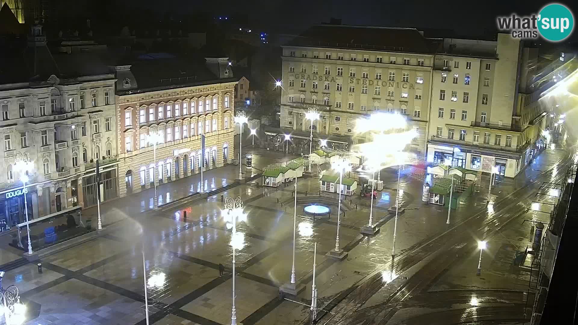 Webcam live Zagreb – Piazza Ban Jelačić