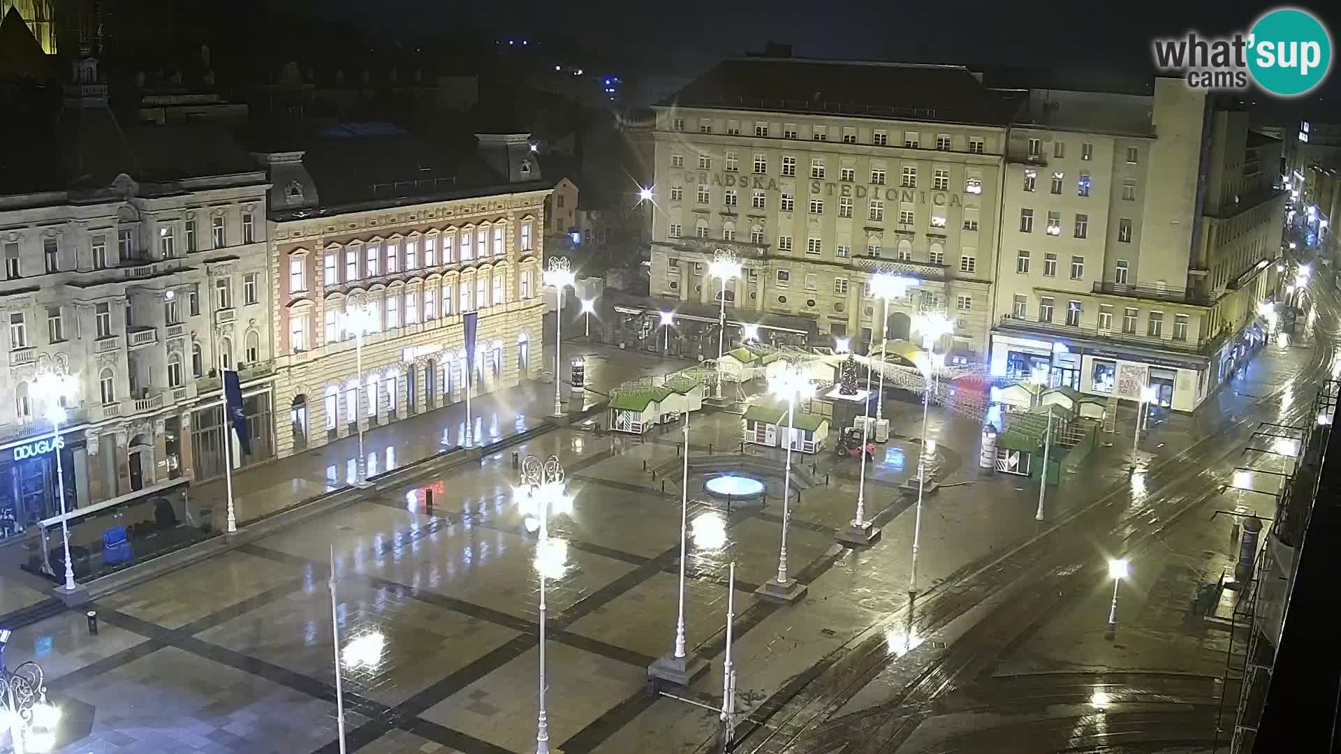 Plaza Ban Jelačić camera en vivo Zagreb – Hotel Dubrovnik