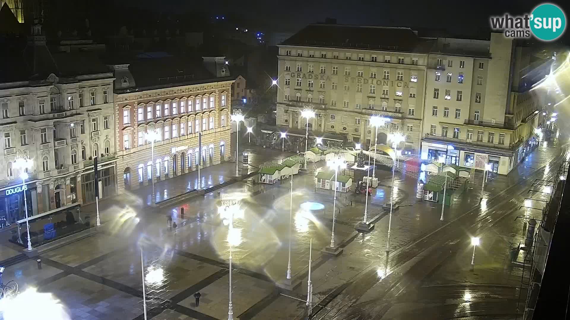 Webcam live Zagreb – Piazza Ban Jelačić