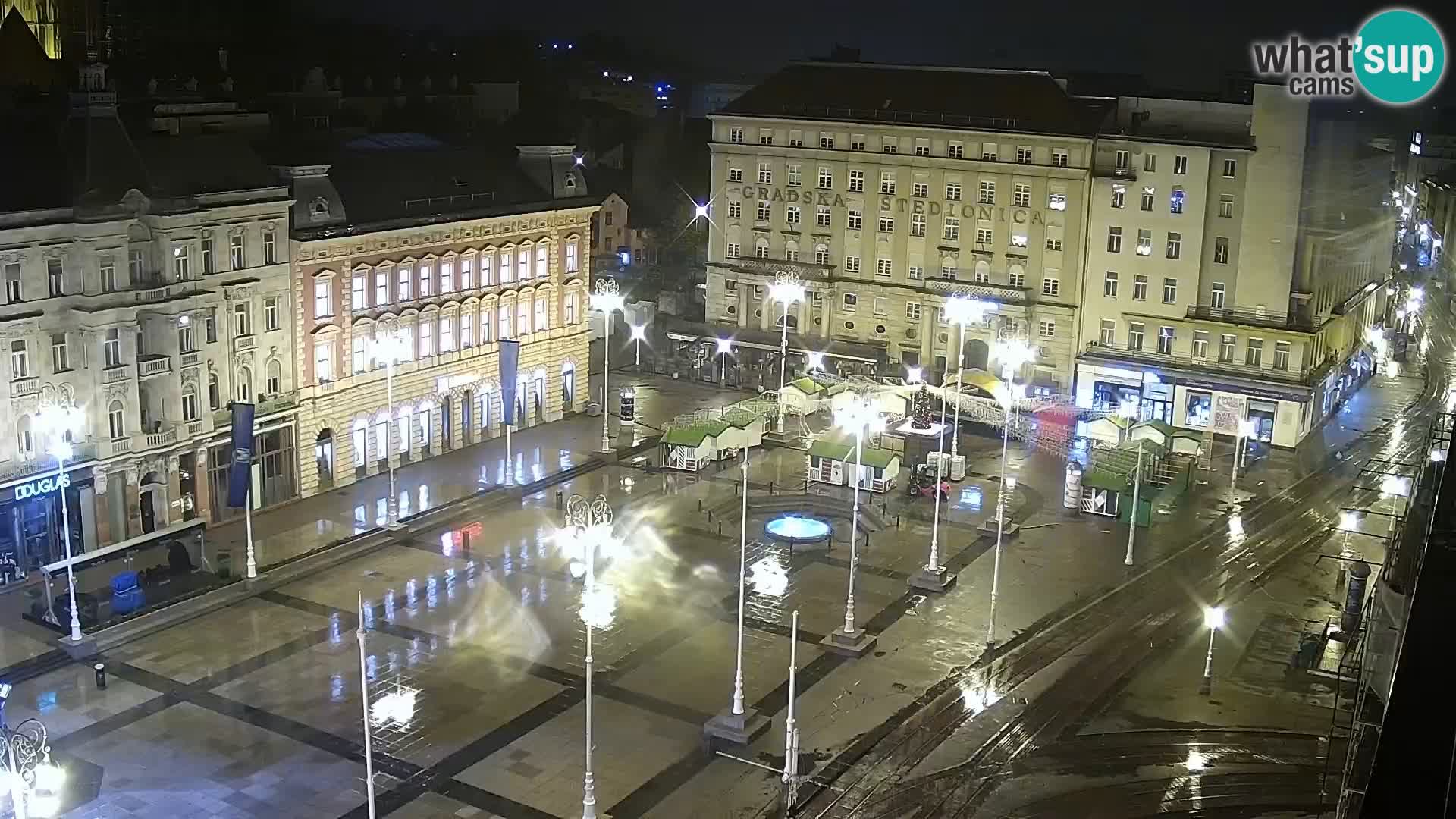 Ban Jelačić Platz  Live webcam Zagreb – Hotel Dubrovnik