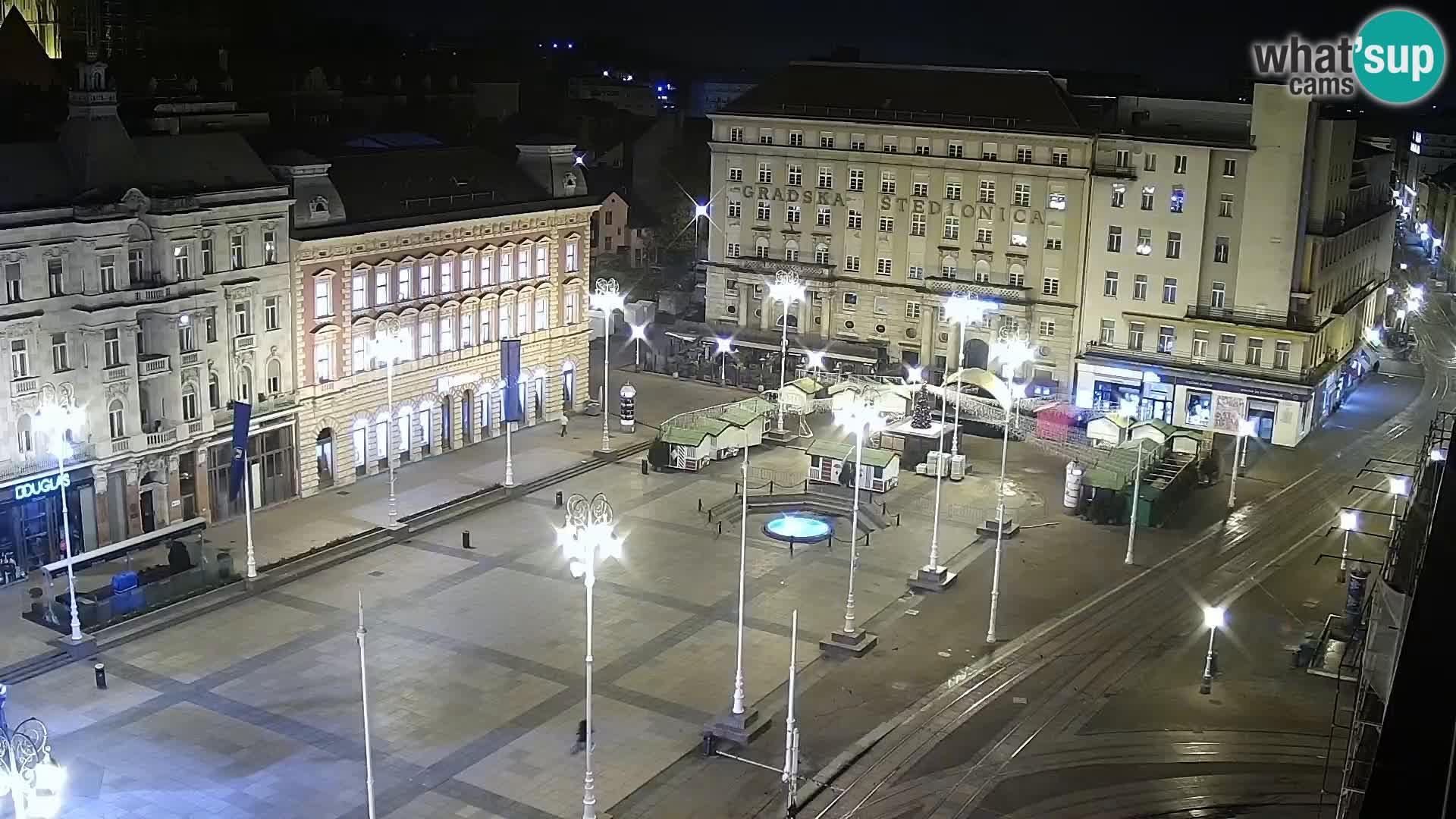 Plaza Ban Jelačić camera en vivo Zagreb – Hotel Dubrovnik