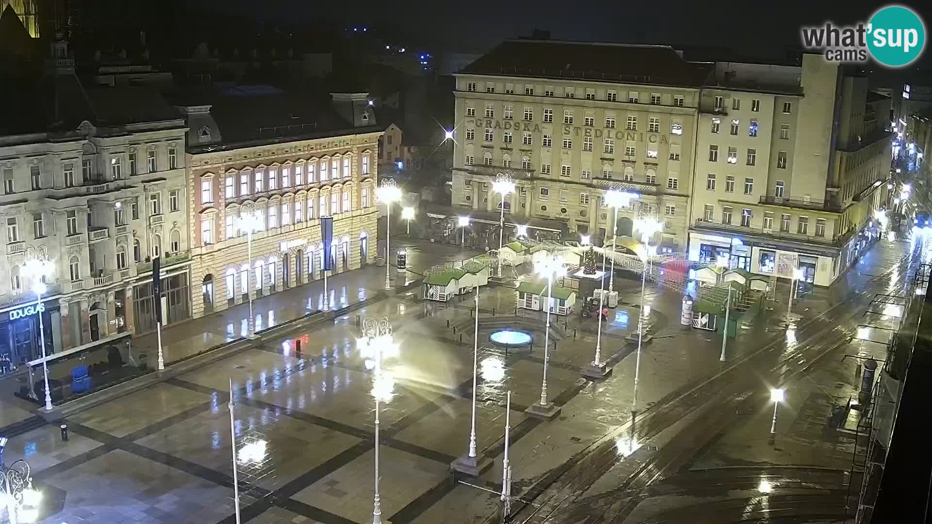 Plaza Ban Jelačić camera en vivo Zagreb – Hotel Dubrovnik