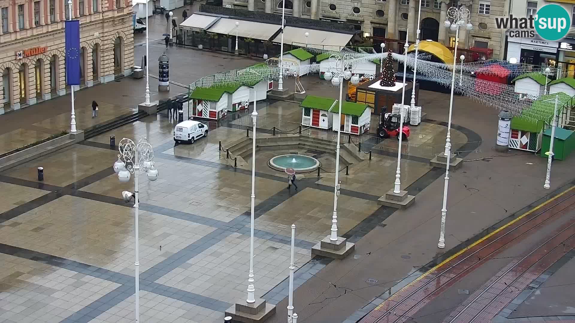 Ban Jelačić Platz  Live webcam Zagreb – Hotel Dubrovnik