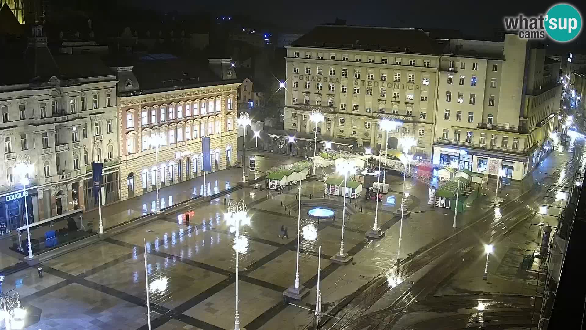 Piazza Ban Jelačić livecam Zagreb – Hotel Dubrovnik