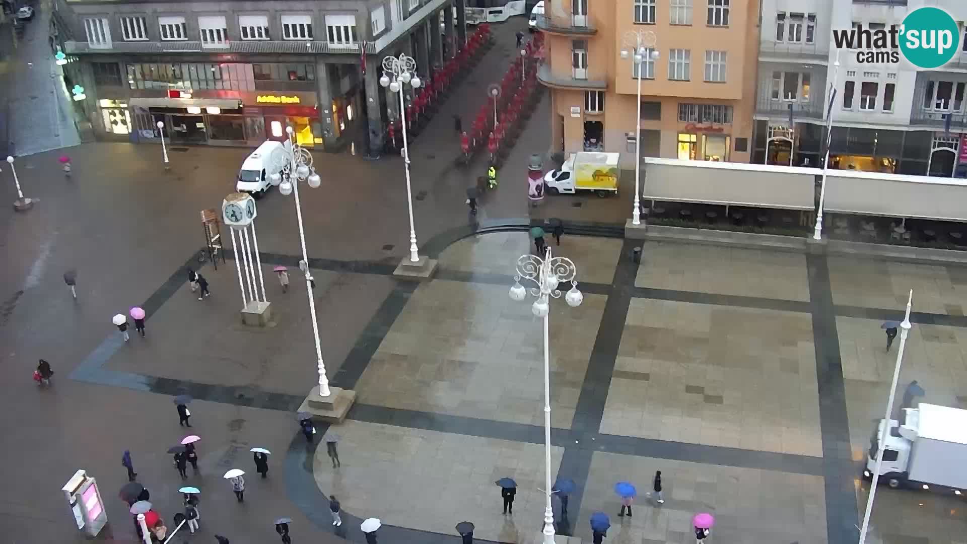 Plaza Ban Jelačić camera en vivo Zagreb – Hotel Dubrovnik