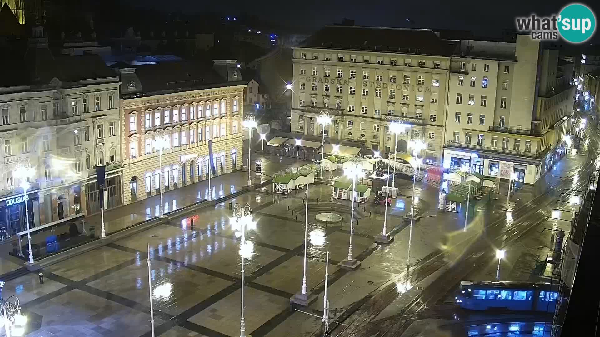 Plaza Ban Jelačić camera en vivo Zagreb – Hotel Dubrovnik