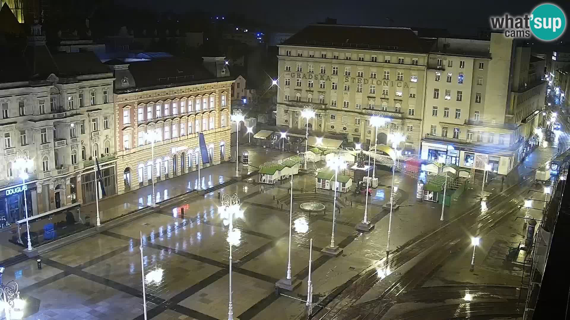 Plaza Ban Jelačić camera en vivo Zagreb – Hotel Dubrovnik