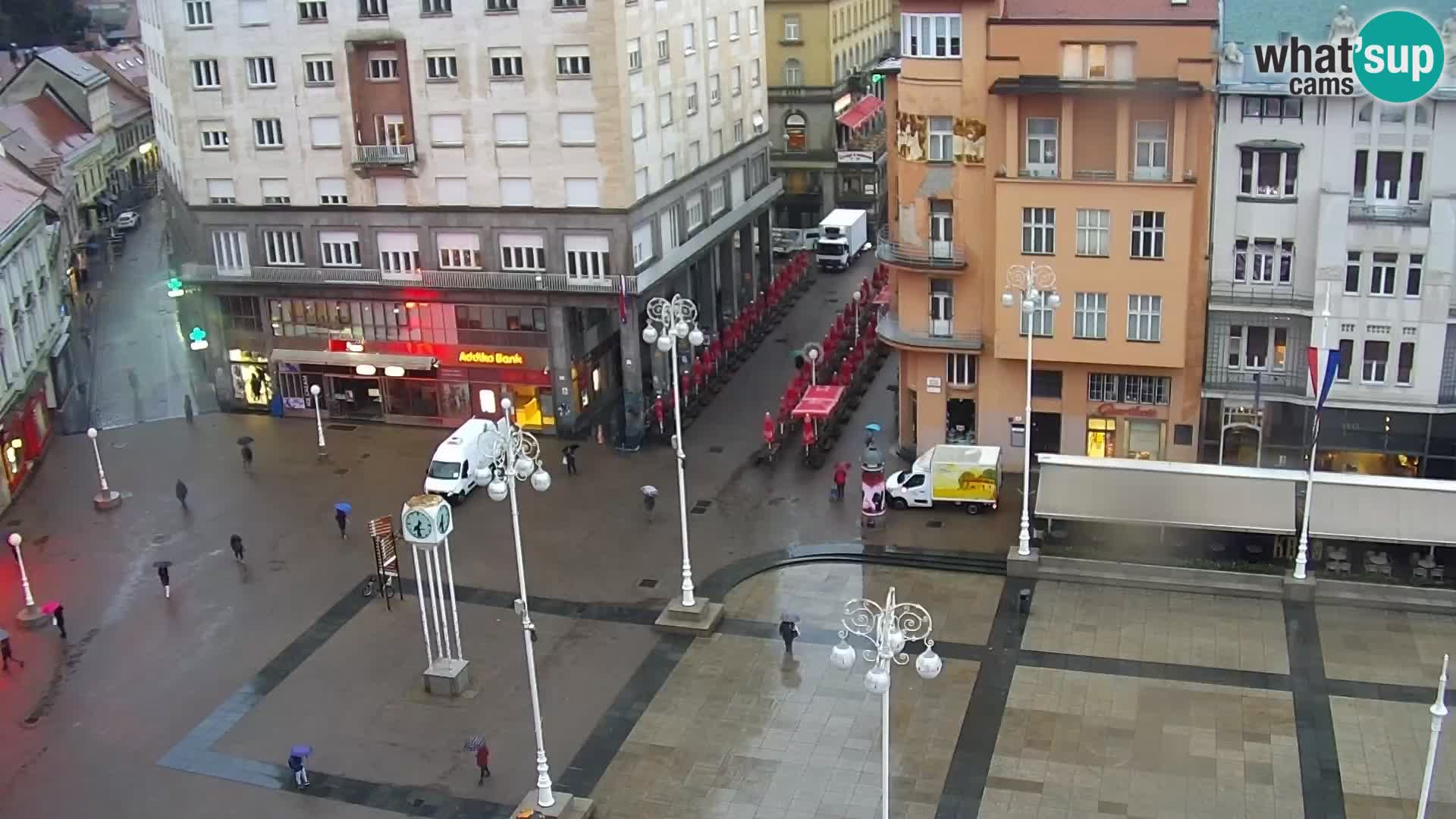 Webcam live Zagreb – Piazza Ban Jelačić